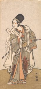 Staande figuur van een acteur van de Ichikawa-familie, waarschijnlijk Danjuro IV