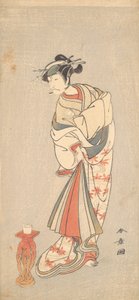 De Acteur Ichikawa Danjuro V in de Rol van een Vrouw, 1772