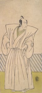 De vijfde Ichikawa Danjuro als een samoerai van hoge rang door Shunsho