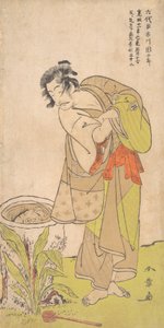 De Kabuki Acteur Ichikawa Danjuro V, ca. 1773 door Shunsho