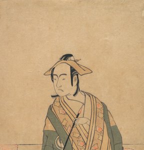 De derde Sawamura Sojuro in de rol van Soga no Juro, ca. 1779 door Shunsho