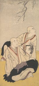 De Derde Sawamura Sojuro & de Tweede Ichikawa Monnosuke als Boeddhistische Monniken, 1791 door Shunsho