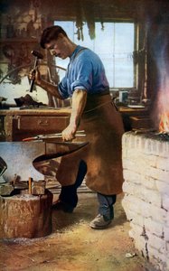 Smit aan het werk, Engeland, ca. 1922