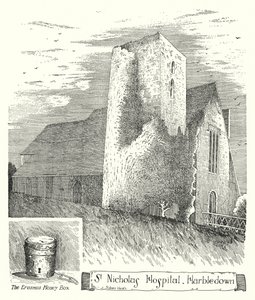 St. Nicholas Hospital, Harbledown door Sidney Heath