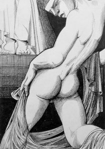 Ganymedes voor Zeus, 1923 door Sidney Hunt