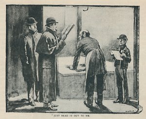 Lees het gewoon voor mij, 1892 door Sidney Paget