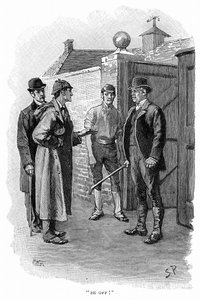 Sherlock Holmes en Dr. Watson onderzoeken