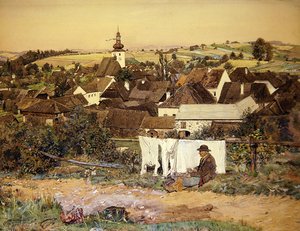 Oberosterreichisches Dorf (Opper-Oostenrijks dorp)