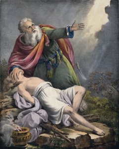 Abraham offert zijn zoon Isaak