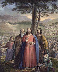 Christus voedt de menigte