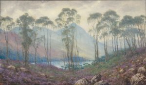 Een Schots landschap, 1886-1939 door Sigismund Christian Hubert Goetze