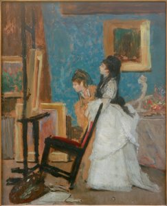 Bezoek in het atelier