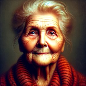 Elizabeth-"KI-gevormde levensjaren: Portretten van tijdloosheid" door Silvia Martini