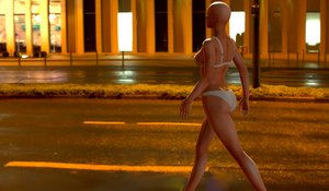 Urbane schimmen: Nachtelijke reflectie door Silvia Martini