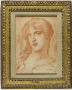 Kop, ca. 1880 (rood krijt op buff papier)