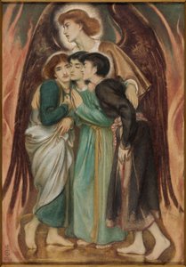 Sadrach, Mesach en Abednego in de vurige oven door Simeon Solomon