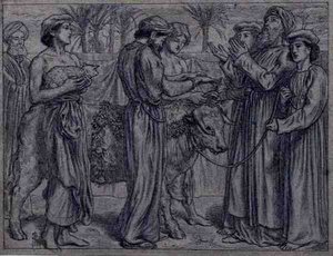 Het eerste offer van Aaron door Simeon Solomon