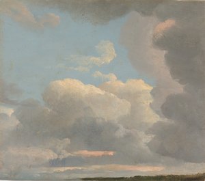 Wolkstudie Vroege Avond door Simon Alexandre Clément Denis