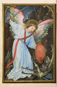 Folio uit een miniatuur Getijdenboek, gebruik van Rome, Brugge, 1530-35 door Simon Bening