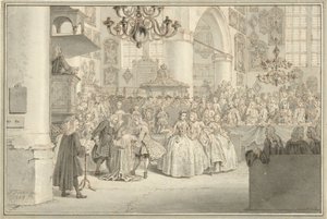 Doop van prins Willem V, 1748
