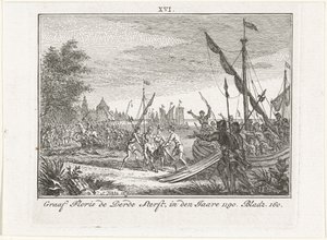 De dood van Floris III van Holland in Antiochië, 1784