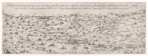Kaart van het hertogdom Gulik, 1614 door Simon Frisius
