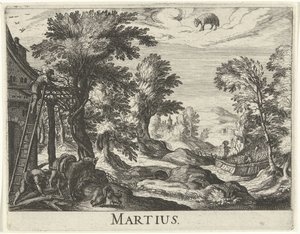Maart door Simon Frisius