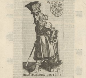 Sicko Sjaerdema door Simon Frisius