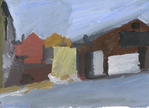 Elektriciteitsstation en oude gebouwen nr. 2, 2023 door Simon Neville