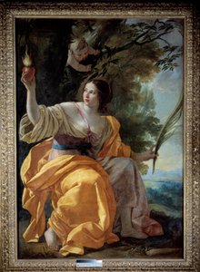 Allegorische figuur van Liefdadigheid (voorheen het Geloof)
