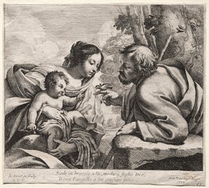 Heilige Familie door Simon Vouet