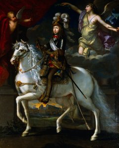 Lodewijk XIV Koning van Frankrijk, 1648 door Simon Vouet