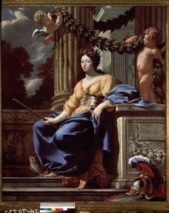 Allegorisch portret van Anna van Oostenrijk