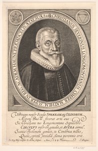 Professor Christen Sørensen Longomontanus door Simon de Pas