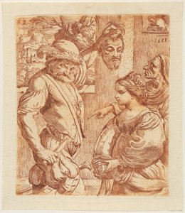Heiliger Antonius von Padua door Simone Cantarini