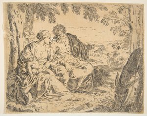 Rust tijdens de vlucht naar Egypte, Maria houdt het Christuskind vast, ca. 1637-1639 of later