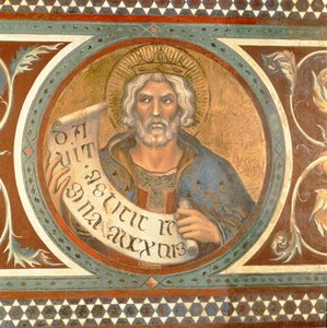 Maesta: David (detail) door Simone Martini