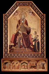 Sint Lodewijk van Anjou kroont Robert I van Napels (1277-1343)