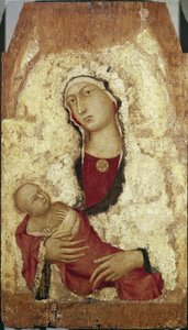 Maagd en Kind door Simone Martini