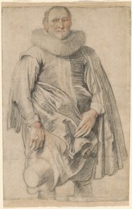 Portret van een staande man door Sir Anthony van Dyck