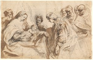 Het Mystieke Huwelijk van Sint-Catharina