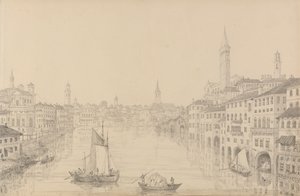 Album van 30 Uitzichten in Tirol en Italië: Stad Verona vanaf de Brug, 1 nov. 1840 door Sir Charles D