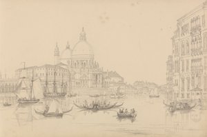 Album van 30 Uitzichten in Tirol en Italië: De Kerk van St. Maria della Salute 10 Nov. 1840