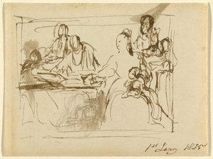 Een familiegroep door Sir David Wilkie