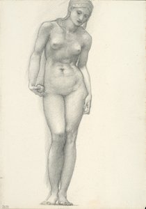 Venus met Gouden Appel in Rechterhand, voor het Troy Drieluik (schetsboek #2639)
