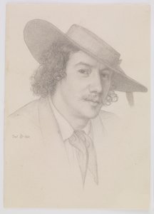 Portret van Whistler door Sir Edward John Poynter