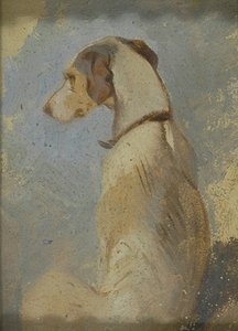 Studie van een Windhond door Sir Edwin Henry Landseer