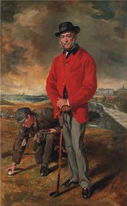 Portret van John Whyte-Melville, van Bennochy en Strathkinness 1797-1883 door Sir Francis Grant