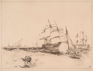Schepen bij de ingang van de Medway, nr. 2