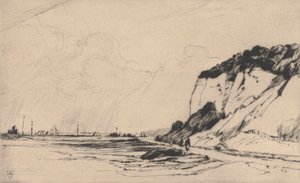 De Kustweg, Kingsdown, No.2, 1922 door Sir Frank Short